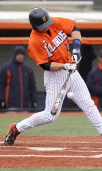 Junior David Kerian led the UI offense, going 3-for-5 with a home run and four RBI.