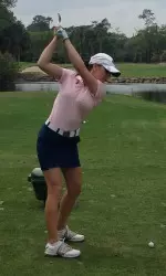 Sam Postillion recorded the lowest round of the day, carding a 73 (+1)