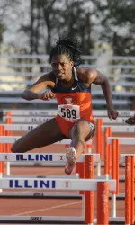 Jesica Ejesieme qualified for tomorrow's 100m hurdles finals.