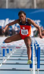 Jesica Ejesieme placed fourth in the 100m hurdles on Saturday.