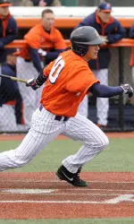 Junior Will Krug knocked in the winning run as part of a four-run 10th inning in Illinois' 6-2 victory over Northwestern.