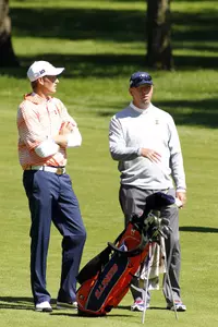 Charlie Danielson with head coach Mike Small
