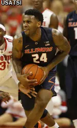 Rayvonte Rice scored 20 points versus Ohio State.