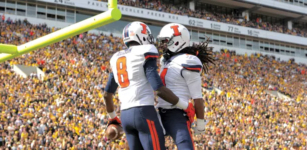 Geronimo Allison & Dionte Taylor - Illinois Football vs. Iowa - 2015