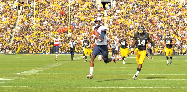Geronimo Allison - Illinois Football vs. Iowa - 2015