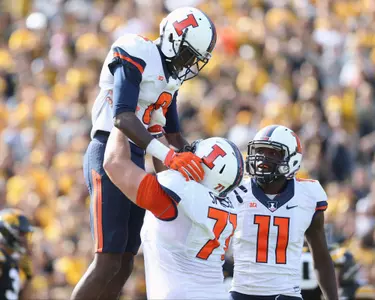 Geronimo Allison & Joe Spencer - Illinois at Iowa - 2015