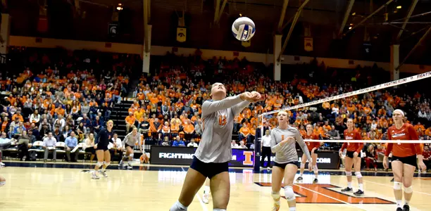 Ali Stark Illinois Volleyball vs. Nebraska - 2015