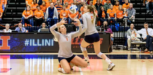 Jordyn Poulter Illinois Volleyball vs. Nebraska - 2015