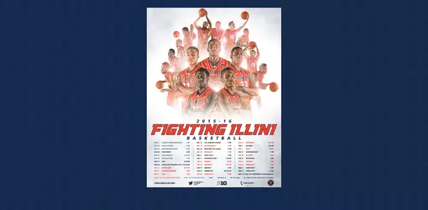 2015-16 Men's Basketball Schedule Poster