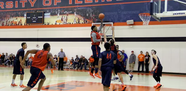 Mike Thorne Jr. at #ILLINIALLIN Scrimmage - Oct. 25, 2015