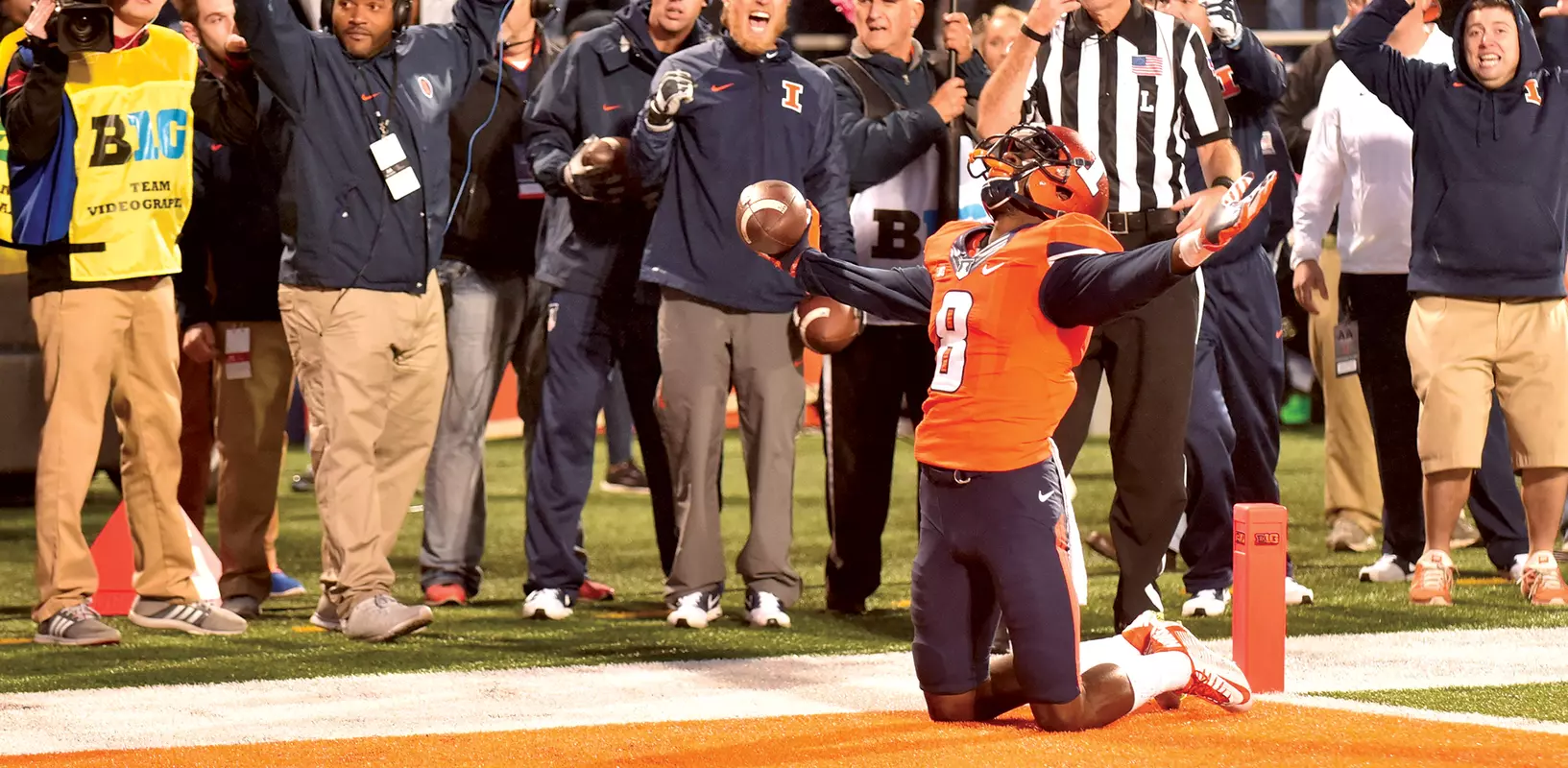 Geronimo Allison - Illinois vs. Nebraska - 2015
