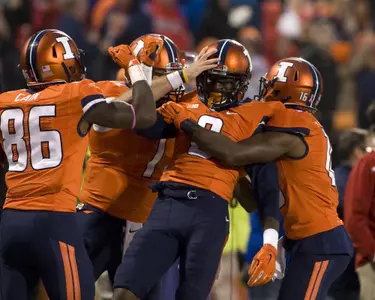 NCAA Football: Nebraska at Illinois