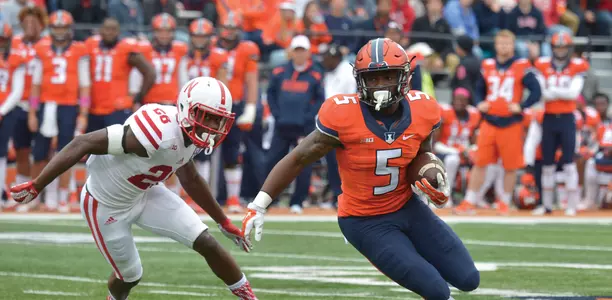 Ke'Shawn Vaughn - Illinois vs. Nebraska - 2015