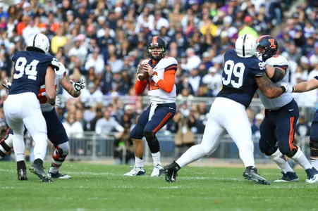 NCAA Football: Illinois at Penn State - Wes Lunt