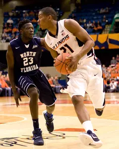 NCAA Basketball: North Florida at Illinois - Malcolm Hill