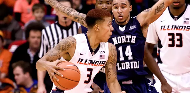 NCAA Basketball: North Florida at Illinois - Khalid Lewis