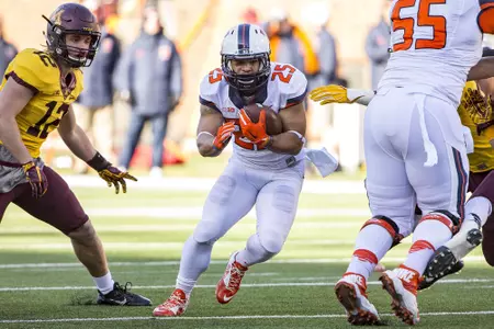 NCAA Football: Illinois at Minnesota - Kendrick Foster