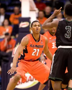 NCAA Basketball: Chicago State at Illinois - Malcolm Hill