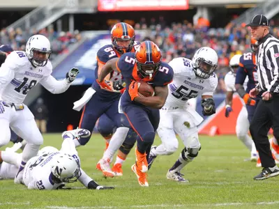 NCAA Football: Northwestern at Illinois - Ke'Shawn Vaughn
