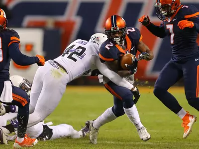 NCAA Football: Northwestern at Illinois - V'Angelo Bentley