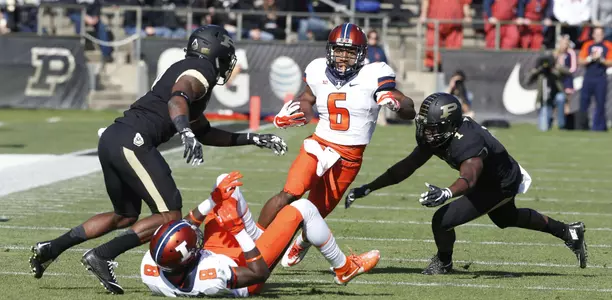 NCAA Football: Illinois at Purdue - Josh Ferguson