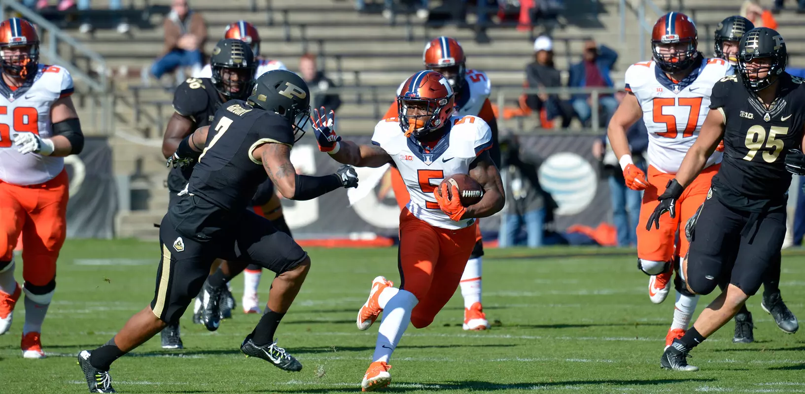 Ke'Shawn Vaughn - Illinois vs. Purdue - 2015