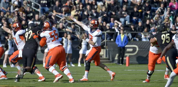 Wes Lunt at Purdue on Nov. 7, 2015