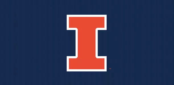 Illinois Block I Logo - Blue Background