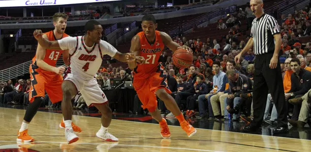 Malcolm Hill vs. UIC at the United Center