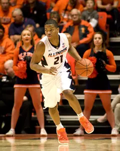 NCAA Basketball: South Dakota at Illinois - Malcolm Hill