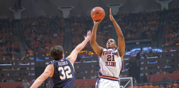 Malcolm Hill - Illinois vs. Notre Dame - 2015-16