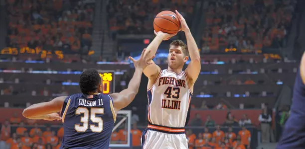 Michael Finke - Illinois vs. Notre Dame - 2015-16