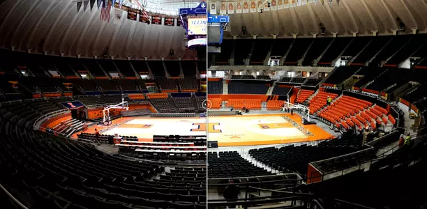 State Farm Center - Before and After