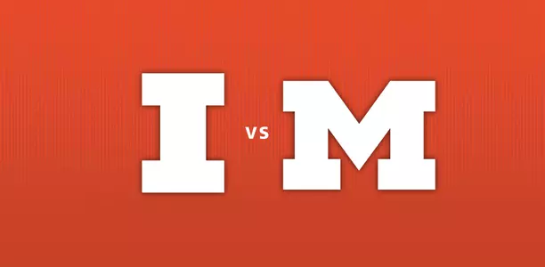 IlliniMBB Game Graphic vs. Michigan