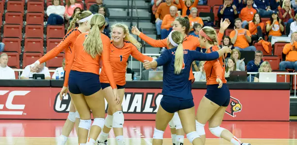 VB NCAA vs. SIU Celebration
