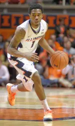 Sophomore Jaylon Tate dished out a game-high six assists, marking his fifth consecutive game with five-plus assists.