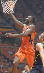 Senior Nnanna Egwu looks to extend his career with a run in the NIT.