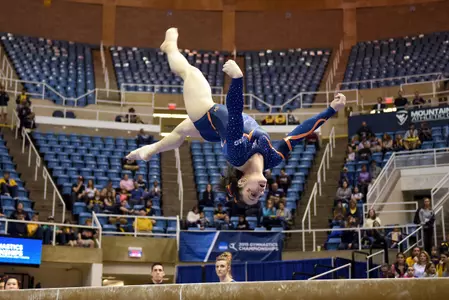 Giana O'Connor at the NCAA Morgantown Regional