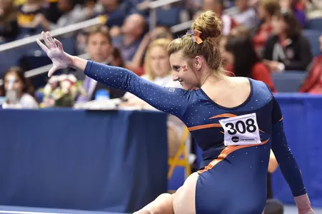 Mary Jane Horth at the NCAA Morgantown Regional