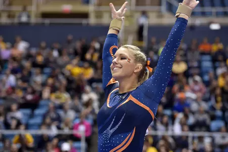 Heather Foley at the NCAA Morgantown Regional