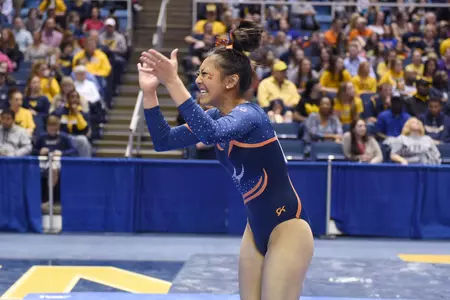 Sunny Kato at the NCAA Morgantown Regional
