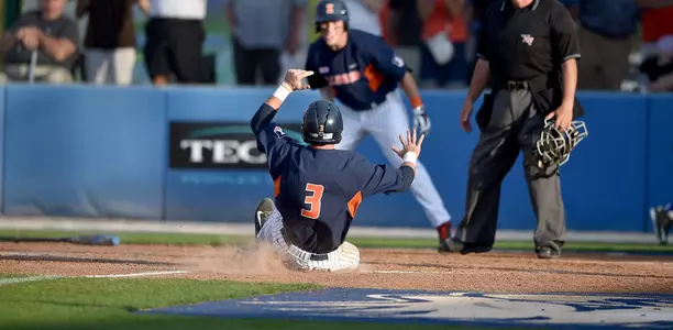 Casey Fletcher slides home vs Florida Gulf Coast - 2015