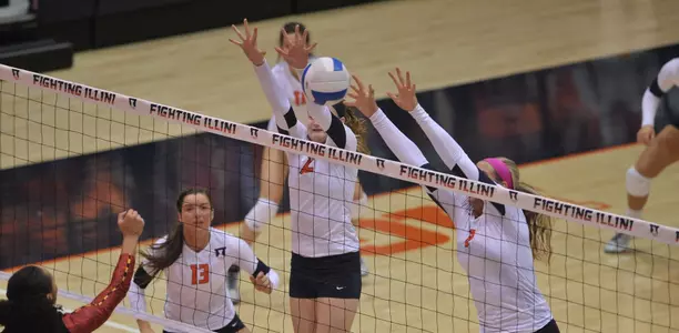 Birks and Stadick combine for the block