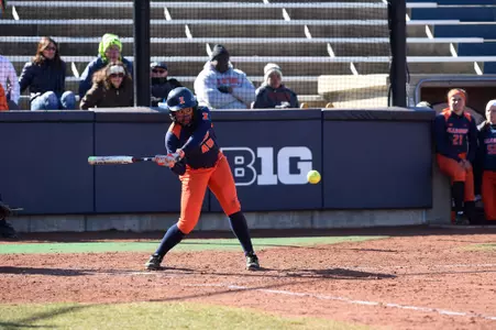 Nicole Evans, Indiana, bat