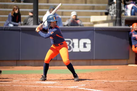 Nicole Evans, Indiana, bat