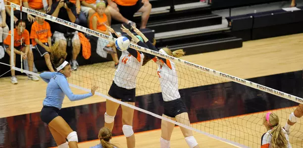 Liz McMahon, Anna Dorn, UNC, block