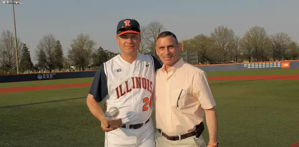 Dan Hartleb-Mike Thomas 300th Win Ball Presentation
