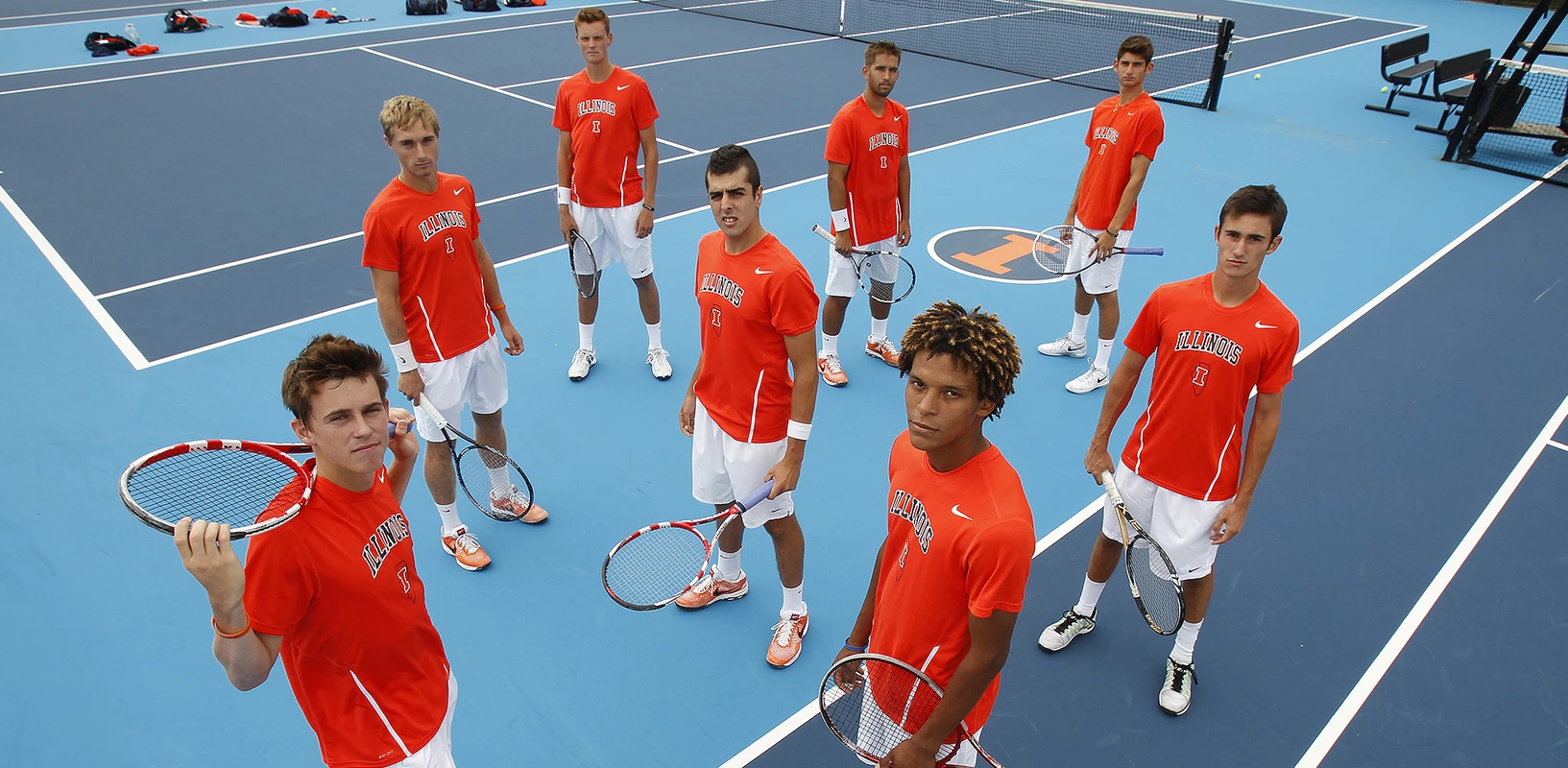 2013-14 Illinois Men's Tennis Team
