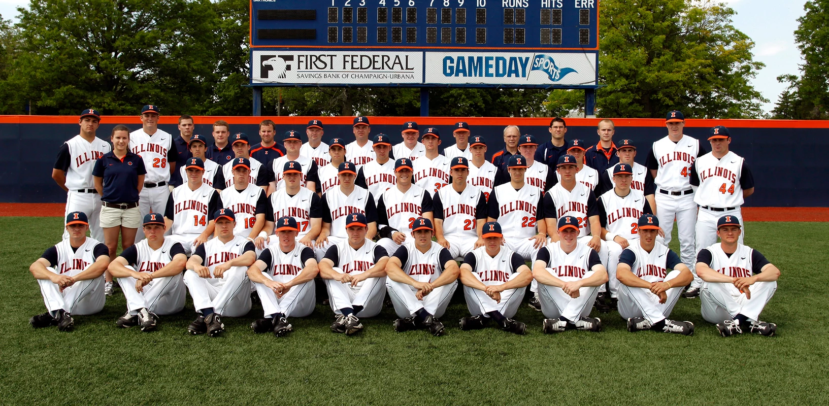 Illinois Baseball Team - 2010