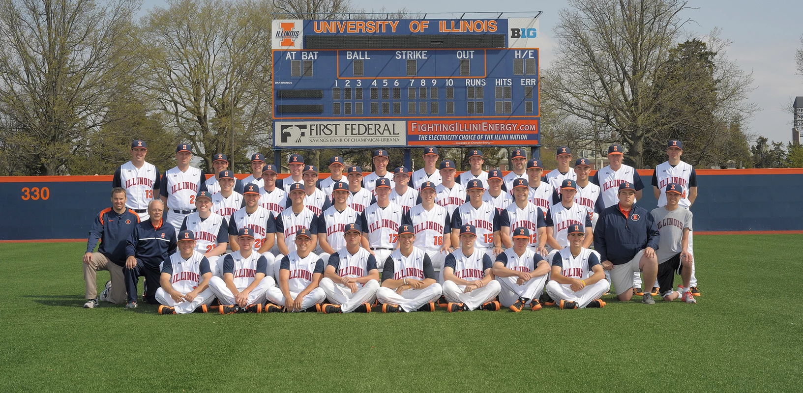 Illinois Baseball Team - 2014